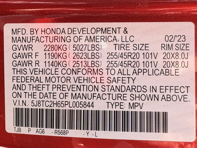 Certified Used 2023 Performance Red Pearl Acura A-Spec Package image 36