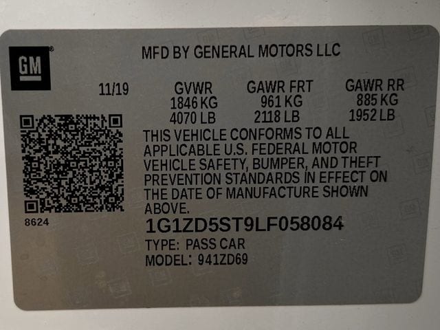 Used 2020 Summit White Chevrolet LT image 34