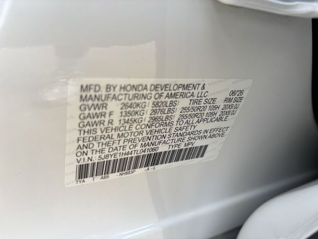 New 2026 Platinum White Pearl Acura SH-AWD Technology Package image 29