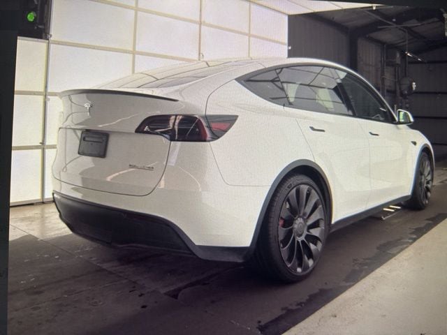 Used 2023 Pearl White Multi-Coat Tesla Performance image 3