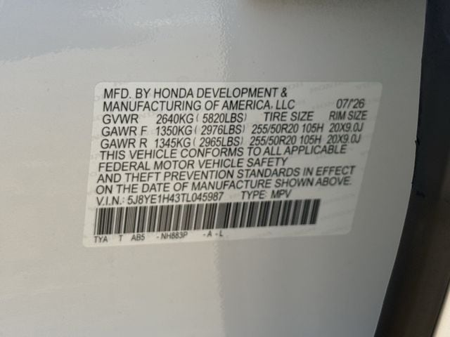 New 2026 Platinum White Pearl Acura SH-AWD Technology Package image 32
