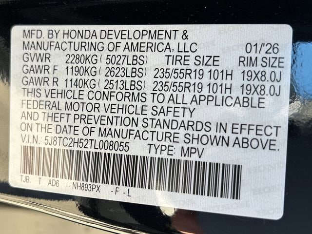 New 2026 Majestic Black Pearl Acura Technology Package image 40