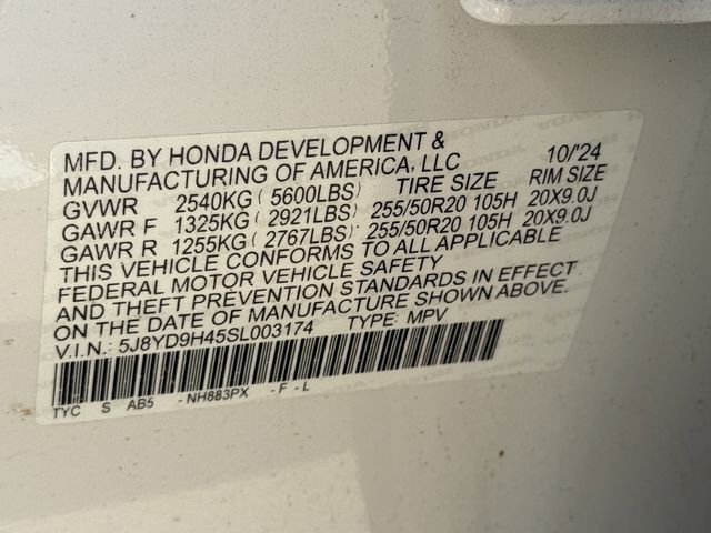 Certified Used 2025 Platinum White Pearl Acura Technology Package image 26