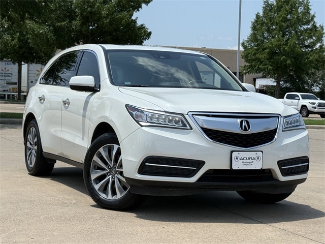 Used 2016 Acura MDX Technology Package with VIN 5FRYD3H40GB012398 for sale in Irving, TX