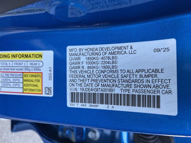 Used 2026 Double Apex Blue Pearl Acura A-Spec Package image 33