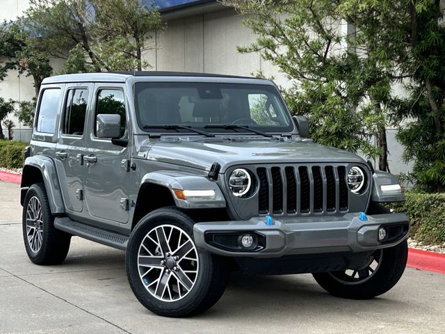Used 2022 Sting-Gray Clearcoat Jeep Unlimited Sahara High Altitude 4xe image 2