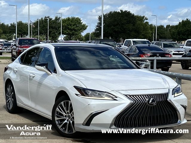 Eminent White Pearl 2019 Lexus ES 350 Luxury FWD Sedan Front-Wheel Drive 8-Speed Automatic