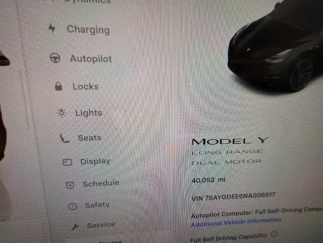 Used 2022 Tesla Model Y Long Range with VIN 7SAYGDEE6NA006517 for sale in Arlington, TX