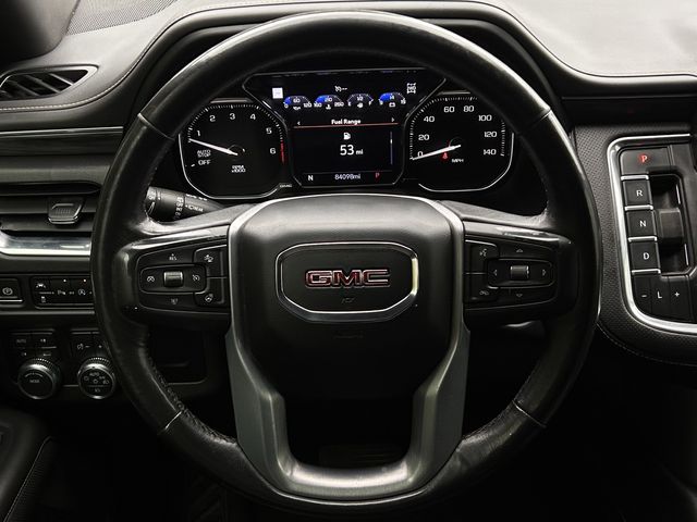 Used 2021 White Frost Tricoat GMC SLT image 13