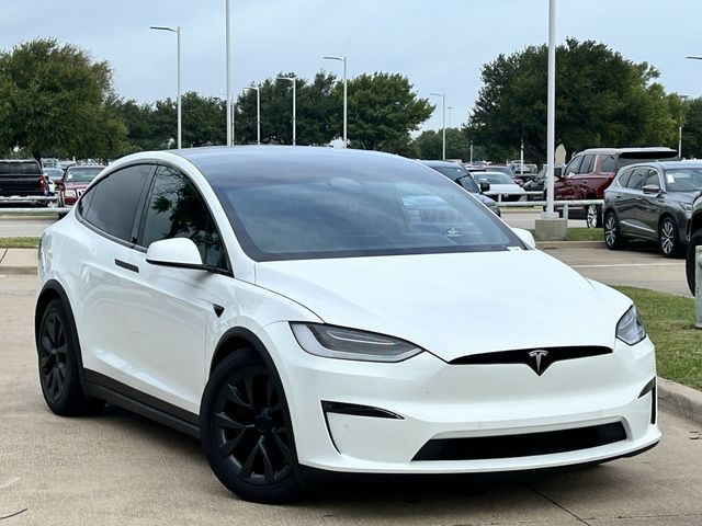Used 2023 Tesla Model X Long Range with VIN 7SAXCBE5XPF371624 for sale in Arlington, TX