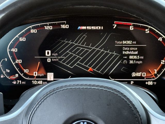 Used 2020 Carbon Black Metallic BMW M550i xDrive image 15