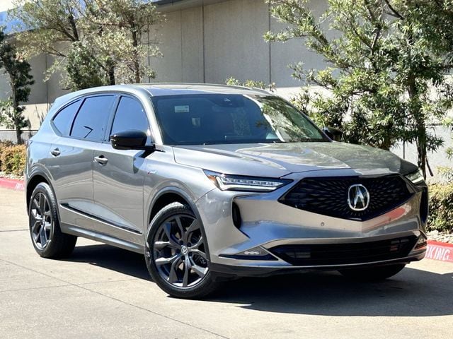 Used 2023 Liquid Carbon Metallic Acura A-Spec image 2