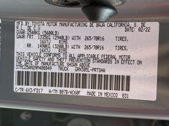 Used 2022 Lunar Toyota TRD Off-Road image 31