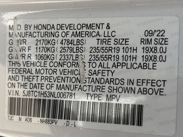 Certified Used 2022 Platinum White Pearl Acura Technology Package image 40