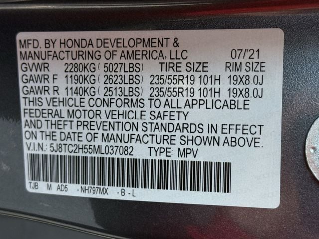 Used 2021 Modern Steel Metallic Acura Technology Package image 34