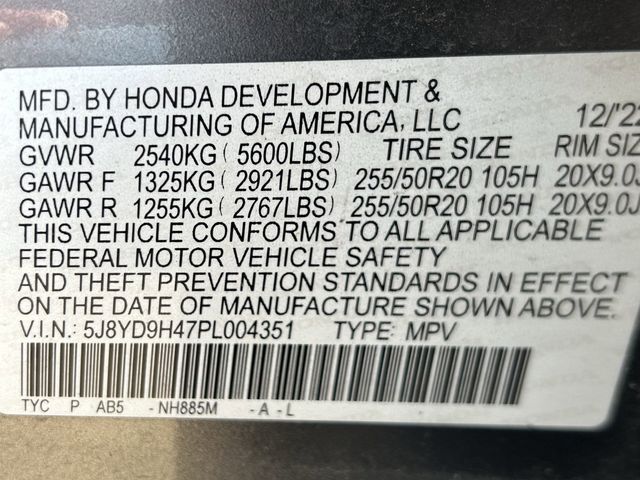 Used 2023 Liquid Carbon Metallic Acura Technology image 34