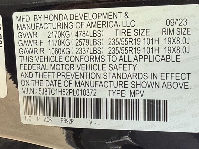 Certified Used 2023 Majestic Black Pearl Acura Technology Package image 32
