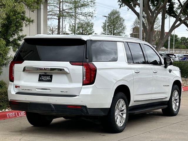 Used 2021 White Frost Tricoat GMC SLT image 4