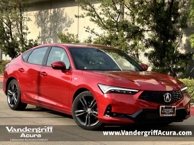 Performance Red Pearl 2025 Acura Integra FWD with Technology and A-SPEC Package Sedan Front-Wheel Drive Continuously Variable Transmission