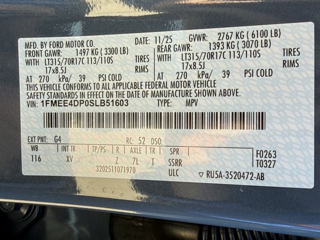 Used 2025 Azure Gray Metallic Ford Heritage Edition image 28