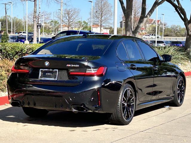 Used 2025 Black Sapphire Metallic BMW M340i xDrive image 4