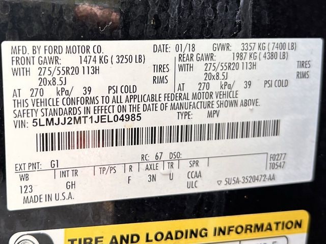 Used 2018 Burgundy Velvet Metallic Tinted Clearcoat Lincoln Premiere image 35