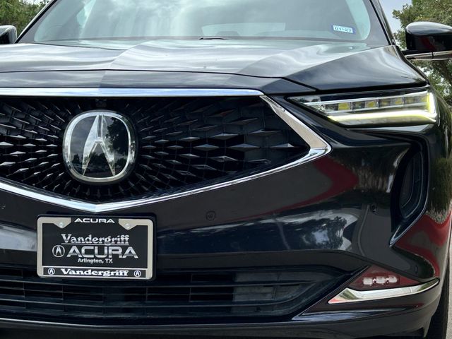 Used 2023 Majestic Black Pearl Acura Advance image 9