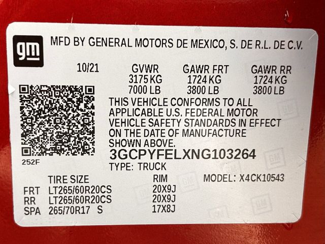 Used 2022 Cherry Red Tintcoat Chevrolet LT Trail Boss image 34