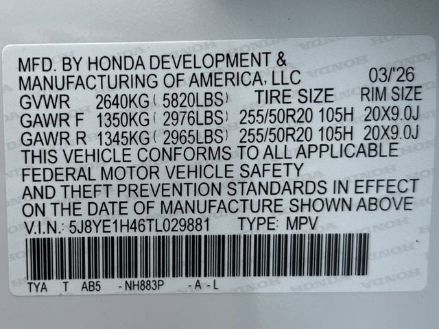 Used 2026 Platinum White Pearl Acura Technology Package image 32