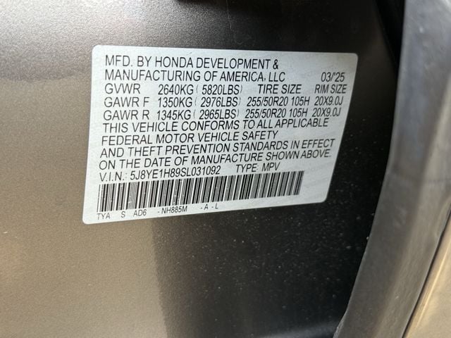 Certified Used 2025 Liquid Carbon Metallic Acura Advance Package image 34