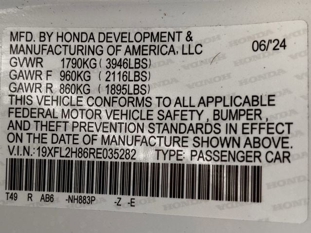 Used 2024 Platinum White Pearl Honda Sport image 36