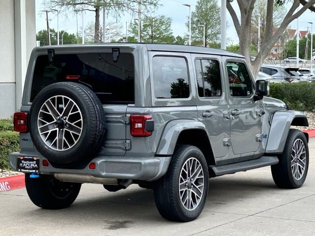 Used 2022 Sting-Gray Clearcoat Jeep Unlimited Sahara High Altitude 4xe image 4