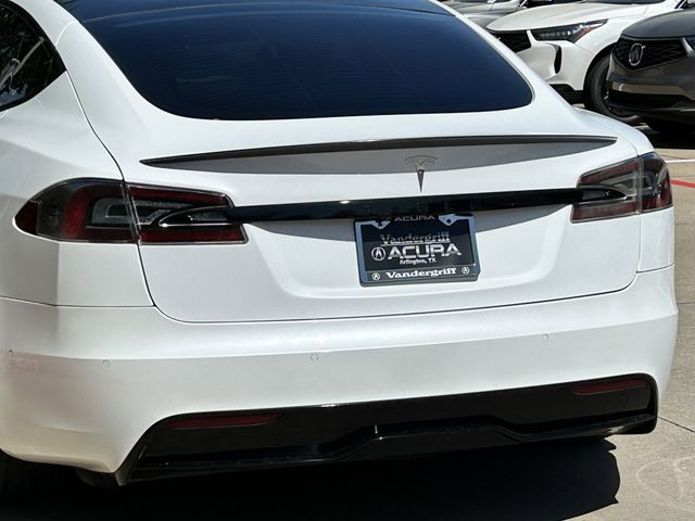 Used 2021 Pearl White Multi-Coat Tesla Plaid image 6