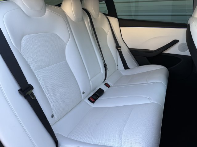 Used 2025 Pearl White Multi-Coat Tesla Long Range image 25