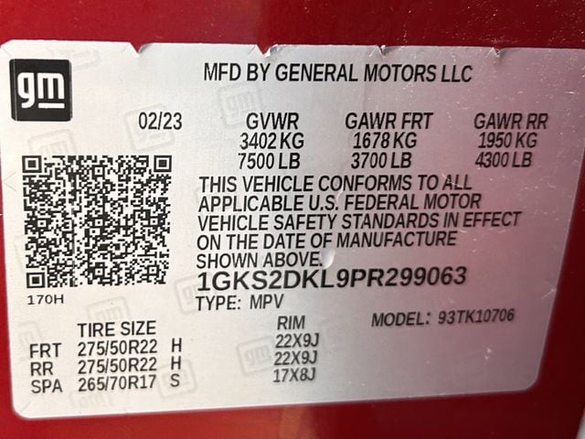 Used 2023 Volcanic Red Tintcoat GMC Denali image 37
