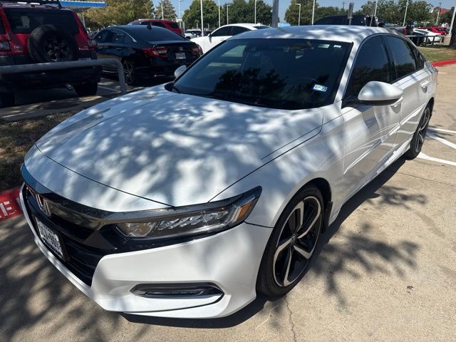 Used 2020 Platinum White Pearl Honda Sport image 2