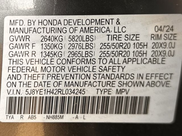 Certified Used 2024 Liquid Carbon Metallic Acura Technology image 37
