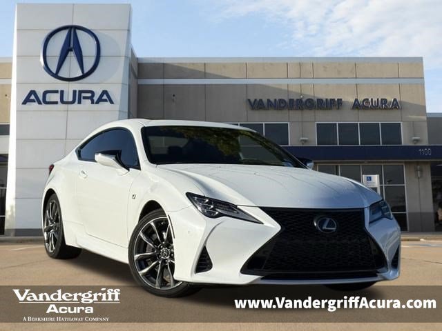 Ultra White 2022 Lexus RC Coupe Rear-Wheel Drive 8-Speed Automatic