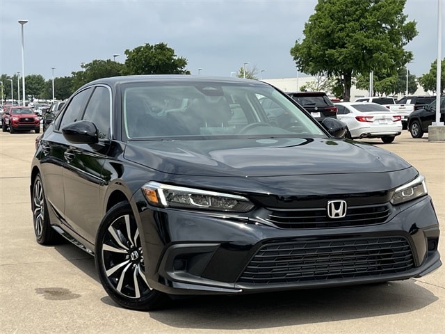 Used 2024 Honda Civic EX with VIN 2HGFE1F77RH312381 for sale in Arlington, TX