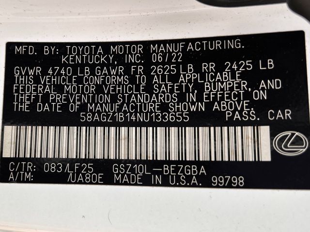 Used 2022 Ultra White Lexus 350 F Sport image 38