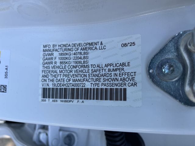 Used 2026 Platinum White Pearl Acura A-Spec Package image 33