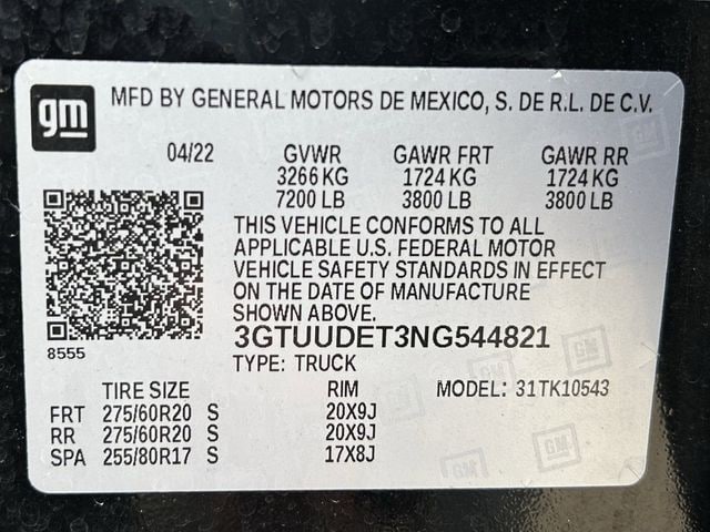 Used 2022 Onyx Black GMC SLT image 35