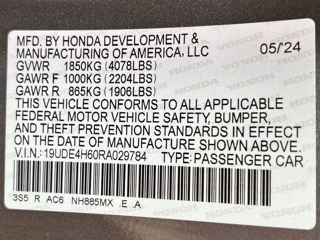 Certified Used 2024 Liquid Carbon Metallic Acura A-Spec Tech Package image 36