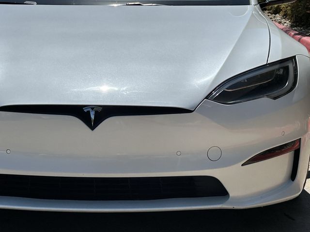 Used 2021 Pearl White Multi-Coat Tesla Plaid image 8