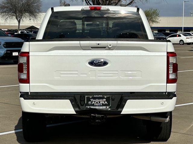 Used 2022 Star White Metallic Tri-Coat Ford Lariat image 5