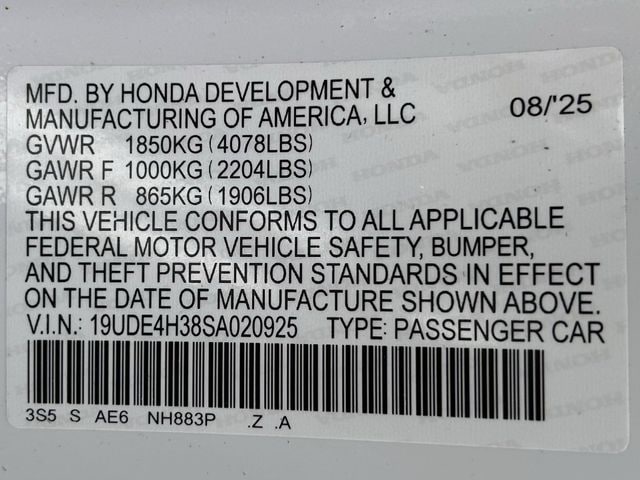 Used 2025 Platinum White Pearl Acura A-Spec Package image 35