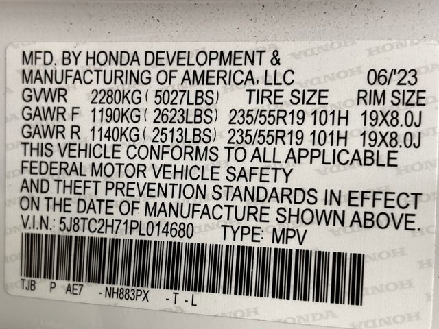 Used 2023 Platinum White Pearl Acura Advance Package image 36