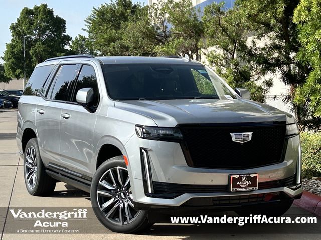 Argent Silver Metallic 2023 Cadillac Escalade SUV / Crossover Four-Wheel Drive Automatic