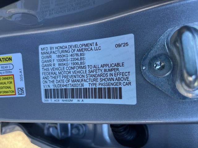 Used 2026 Solar Silver Metallic Acura A-Spec Tech Package image 34