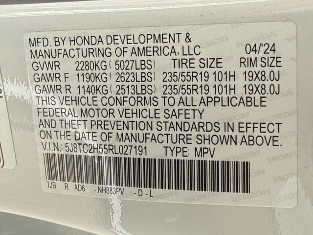 Certified Used 2024 Platinum White Pearl Acura Technology Package image 33